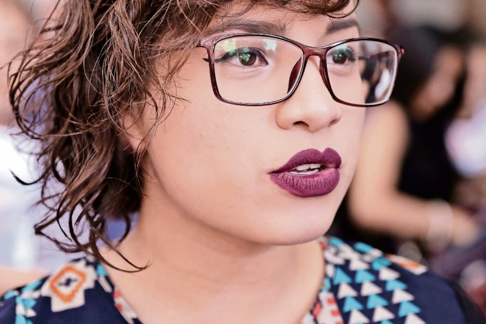 Pamela requiere de 75 aciertos para lograr un lugar en la ENES. (ALEJANDRO ACOSTA. EL UNIVERSAL)