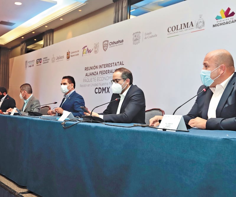 Gobernadores aliancistas se quejaron de la decisión del gobierno de que los estados no podrán adquirir vacunas contra el Covid-19. Foto: Archivo El Universal