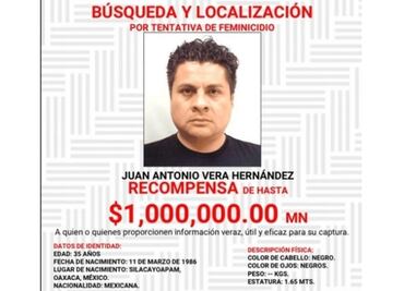 Ofrecen recompensa de 1 mdp por hijo de Vera Carrizal, agresor de María Elena Ríos