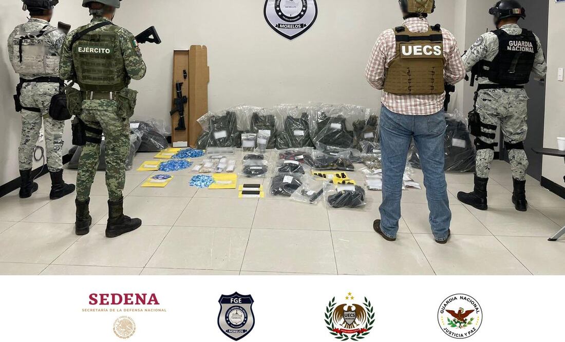 Decomisan armas y droga pertenecientes presuntamente al Cártel de Sinaloa. (Foto: especial)