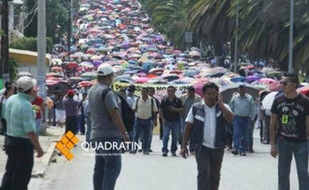 CNTE realiza movilizaciones en Oaxaca