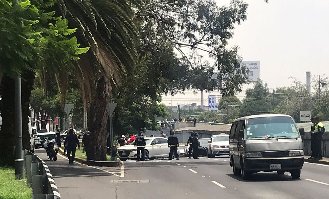 VIDEO Asesinan en ataque directo a hombre en carriles centrales de Viaducto. Foto: Francisco Rodríguez / EL UNIVERSAL