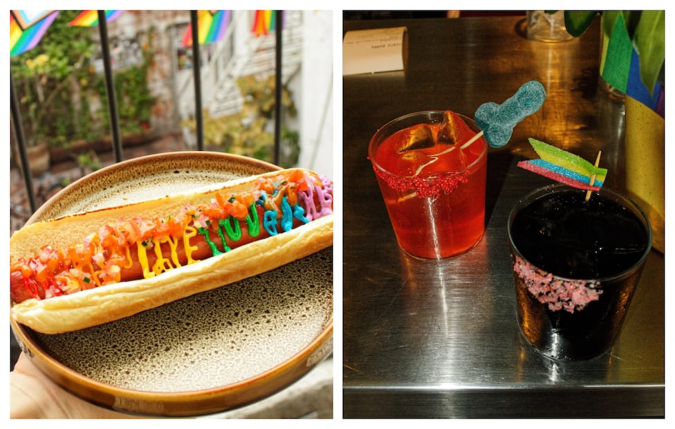 Para este mes prepararon platos y bebidas del Pride. Foto: IG @revuelta.queerhouse
