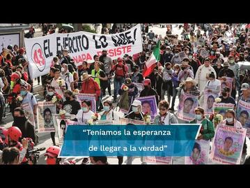 Caso Ayotzinapa: Padres de los 43 normalistas acusan engaño del gobierno de AMLO