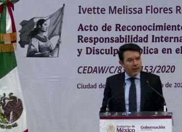 Segob reconoce responsabilidad por desaparición de Ivette Melissa Flores; ofrece disculpa pública