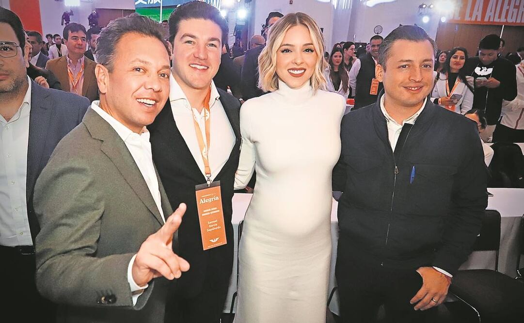 En la convención nacional de Movimiento Ciudadano se reunieron algunos aspirantes a la candidatura de 2024.