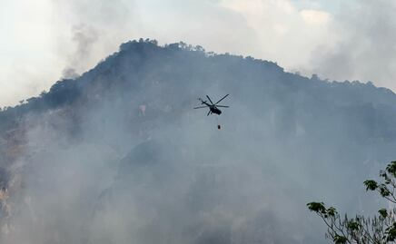 Incendio en Tepoztlán se intensifica por fuertes vientos; humo afecta la calidad del aire en Cuernavaca