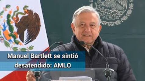 Bartlett “me hizo un motín emocional”: AMLO