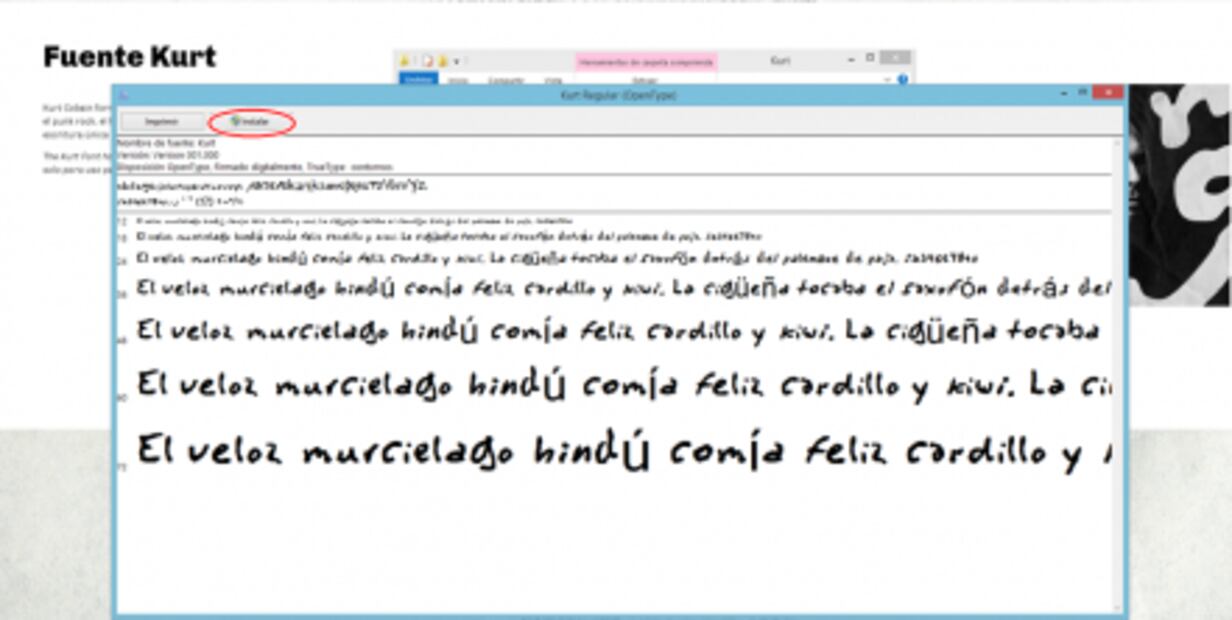 Descarga la tipografía de Bowie y escribe como rockstar