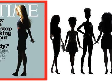 El 'nuevo cuerpo' de Barbie en la portada de "Time"
