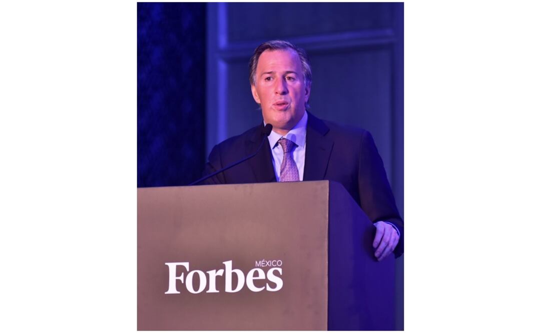 El secretario de Hacienda y Crédito Público, José Antonio Meade, en el Foro Forbes. Foto: Cortesía SHCP