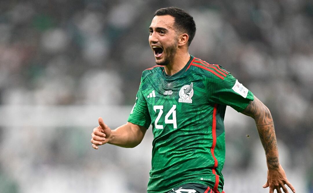 Luis Chávez celebrando en Qatar / FOTO: AFP