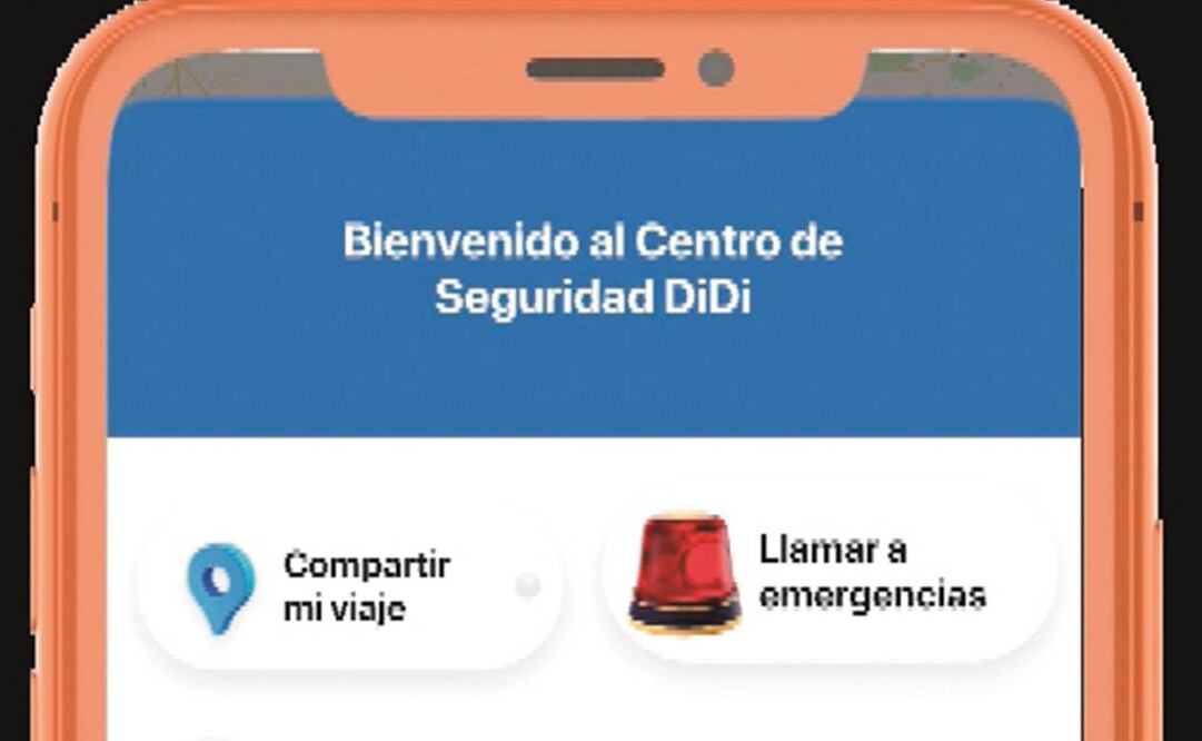 El botón de emergencia de la aplicación de servicio de taxi está conectado al C5 del Edomex. Foto: Especial