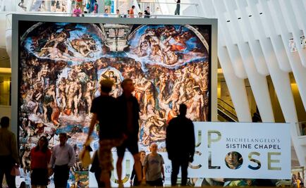 Reproducciones de la Capilla Sixtina visitan el metro de NY