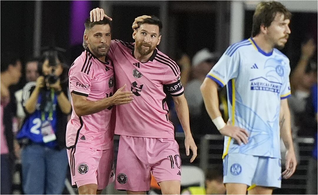 FOTO: AP - Inter Miami derrota al Atlanta United con anotaciones de Luis Suárez y Jordi Alba