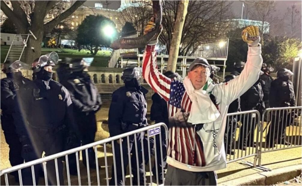 David Wood, ex del Barcelona, presente en el asalto al Capitolio