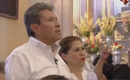 Monreal visita al Santo Niño de Atocha, en víspera de iniciar el proceso interno de Morena