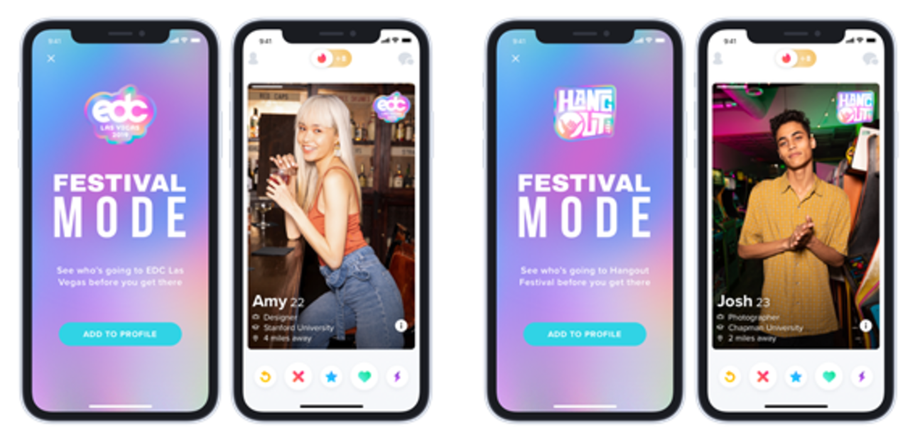 Ahora podrás ligar en conciertos con Tinder