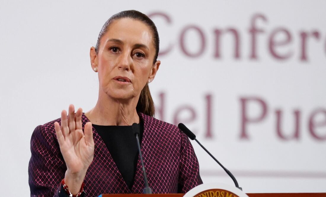 Conferencia matutina de la presidenta Claudia Sheinbaum en Palacio Nacional el 11 de junio de 2025. Foto: Diego Simón / EL UNIVERSAL