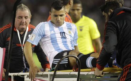 Argentina ahora sufre la baja del "Kun" 