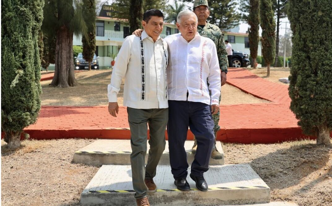 AMLO / Salomón Jara, gobernador de Oaxaca. Foto: especial