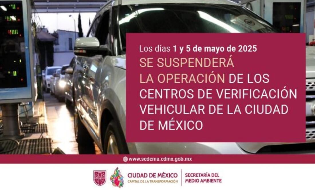 Verificentros suspenden actividades por días feriados. Foto: Especial