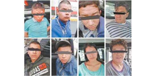 Atrapan a banda de nueve secuestradores en Tláhuac