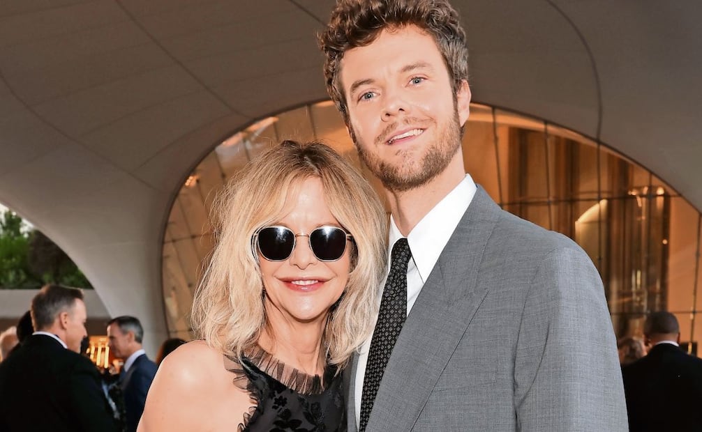 Meg Ryan y su hijo Jack Quaid celebraron la inauguración. Foto: LUCAS MUSEUM. GETTY IMAGES