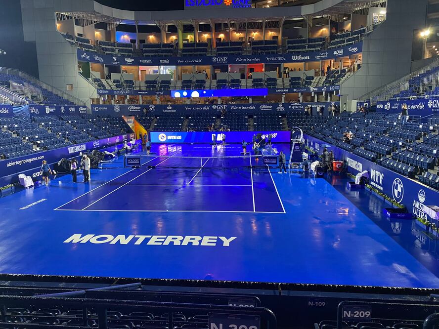 El Abierto GNP Seguros se vio afectado por la lluvia / Foto: Nicolás Schiller Solti - EL UNIVERSAL