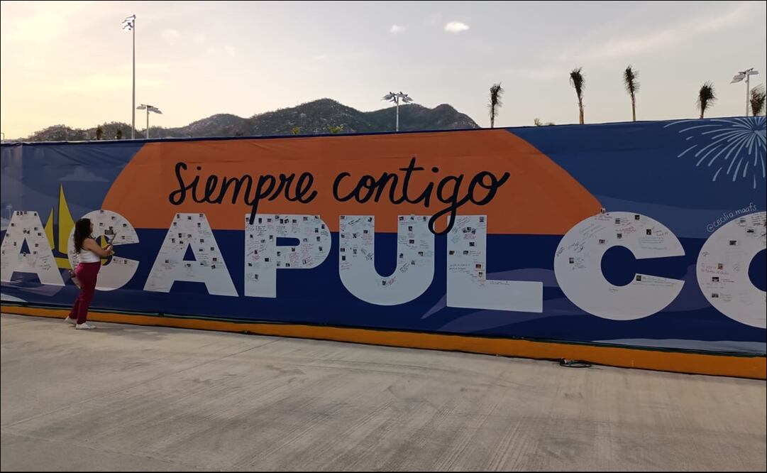 El 'Muro de los Recuerdos' del Abierto Mexicano de Tenis en Acapulco - Foto: Arturo Sanguino / EL UNIVERSAL