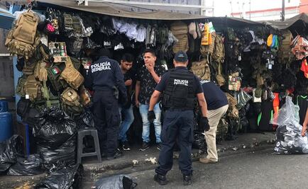 Policía Federal realiza operativo contra venta de insignias de la Guardia Nacional