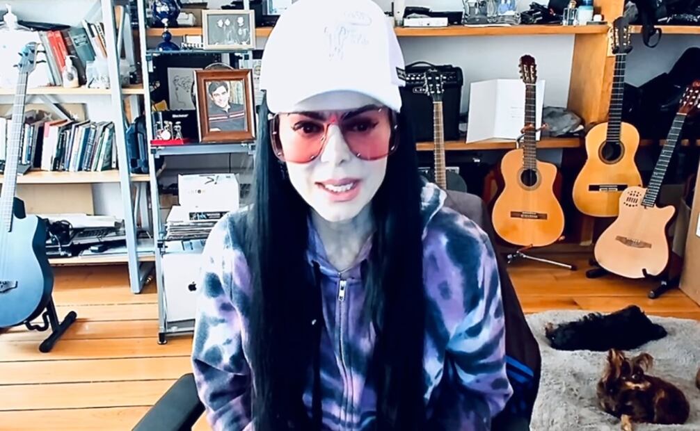 Maribel Guardia apareció así en un video en el que detalla la situación legal de su nieto José Julián.