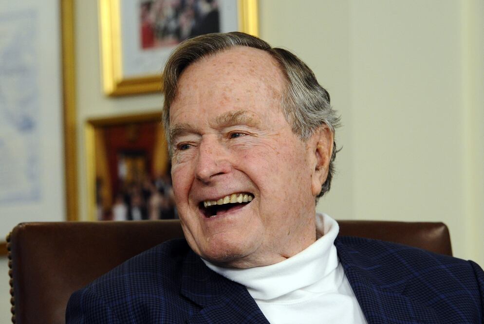 George Bush padre, ex presidente de Estados Unidos, fue hospitalizado el pasado domingo (Foto: EFE)