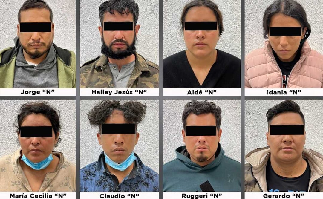 La Fiscalía General de Justicia del Estado de México (FGJEM) informó que se trata de cinco hombres y tres mujeres. Foto: Especial