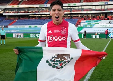 Edson Álvarez, campeón con el Ajax de la Copa de los Países Bajos