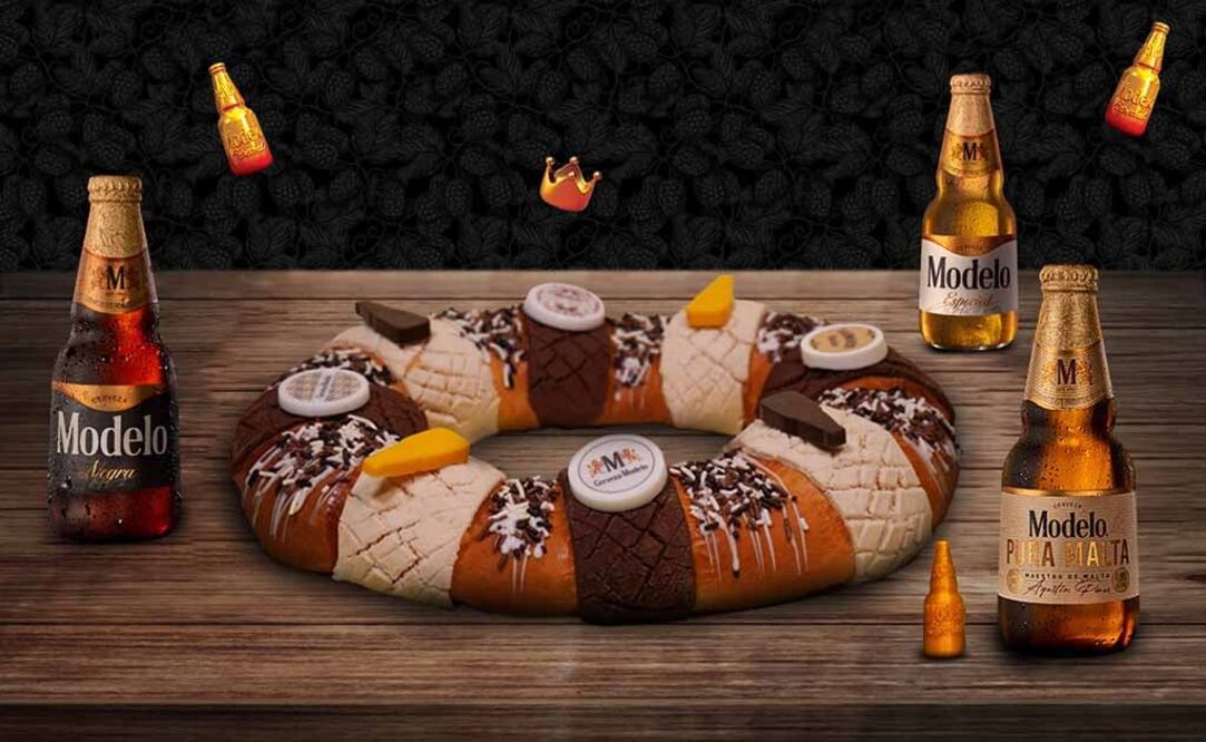 Rosca de Reyes con sabor a cerveza 