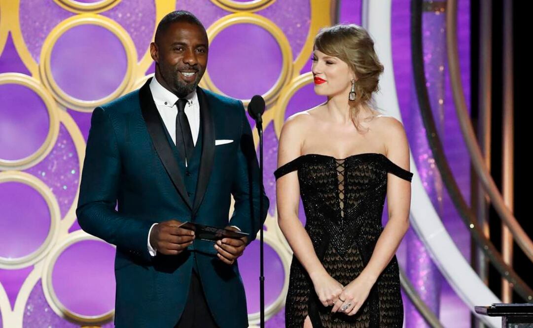 Idris Elba en los Globos de Oro. Foto: AP