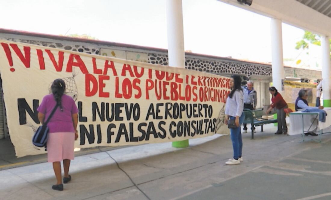 Los inconformes señalan que aunque Santa Lucía cuenta con la revocación de la suspensión definitiva, no significa que el aeropuerto ya tenga luz verde. Foto/ARCHIVO EL UNIVERSAL
