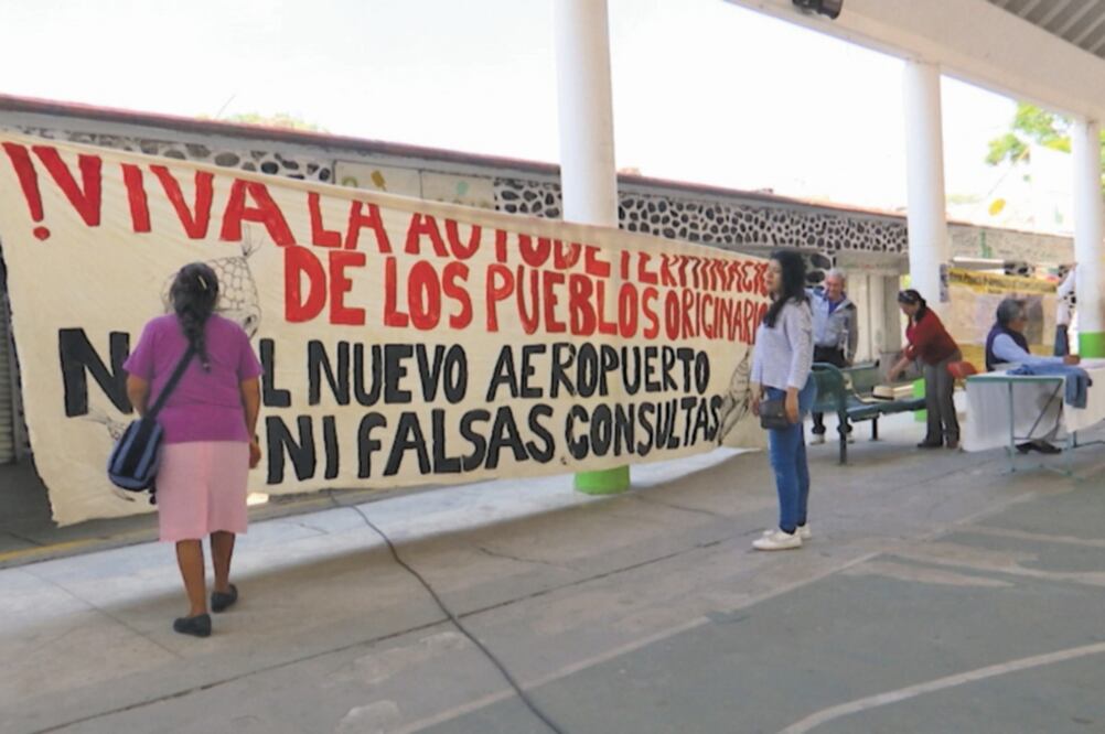 Los inconformes señalan que aunque Santa Lucía cuenta con la revocación de la suspensión definitiva, no significa que el aeropuerto ya tenga luz verde. Foto/ARCHIVO EL UNIVERSAL