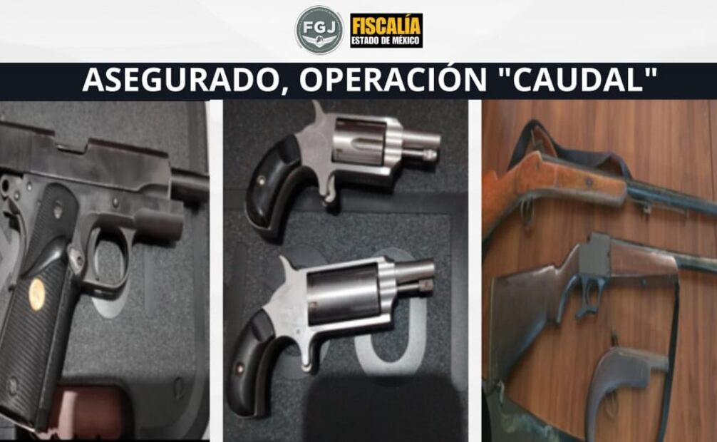 La dependencia informó que el detenido era considerado objetivo prioritario de la Operación Caudal.
Foto: Especial.