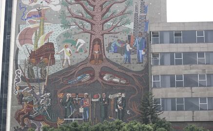 Murales de Centro SCOP permanecerán en bodegas de la SCT