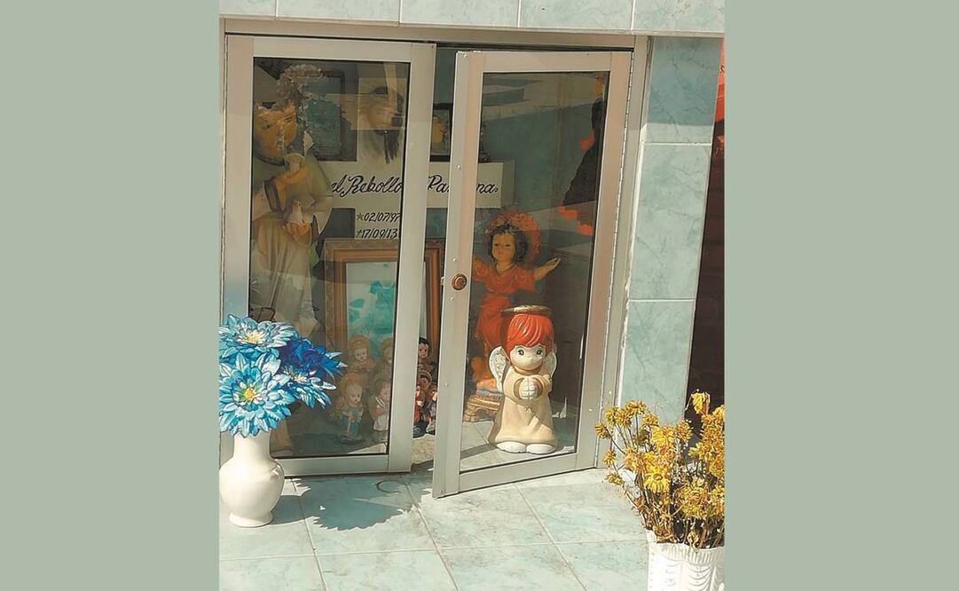 La urna del nieto de la señora Lucía Narváez fue hurtada. Foto: Especial