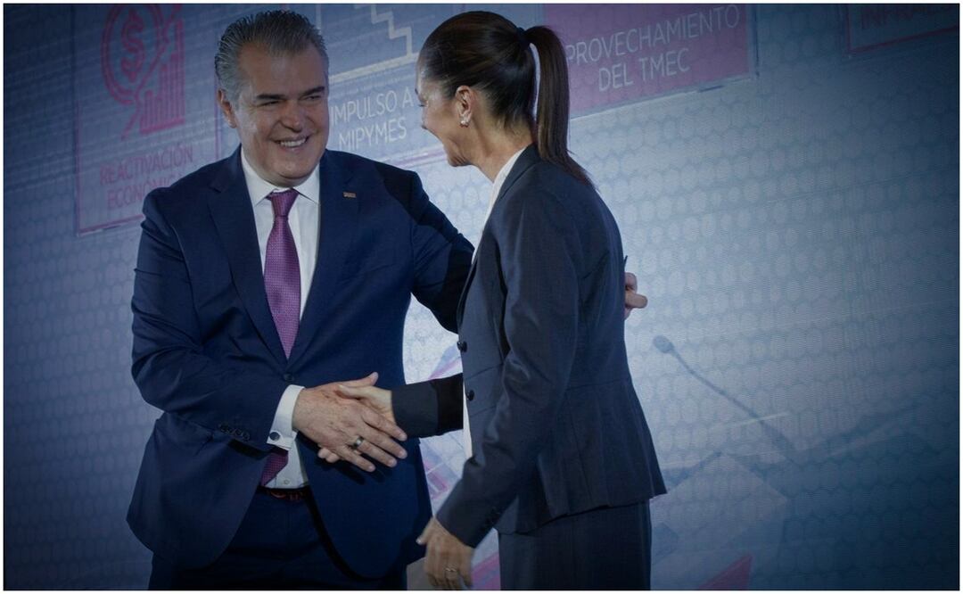 El presidente del CCE, Francisco Cervantes, dijo que el organismo “le ratifica y reitera que el único camino que conocemos para trabajar en la agenda pública y de interés de nuestros representados, es el camino del diálogo”. Foto: X @cceoficialmx