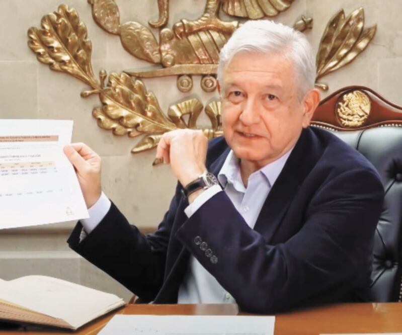 El presidente Andrés Manuel López Obrador asegura que se podrá remontar la crisis económica con la entrada en vigor del T-MEC. TOMADA DE VIDEO