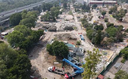 Concluyen desmantelamiento de la Montaña Rusa en Chapultepec