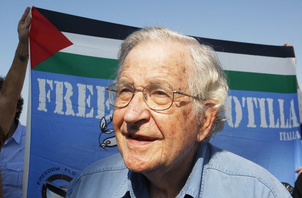 Noam Chomsky, lingüista y filósofo estadounidense.
Foto: AP, archivo