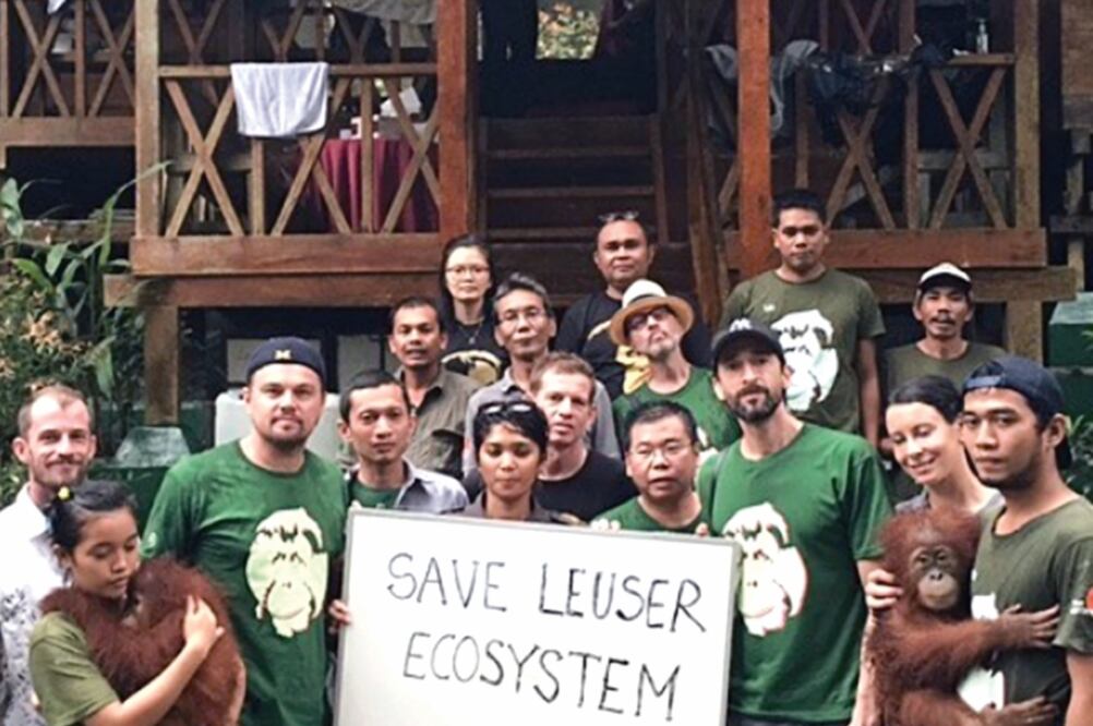 El actor y ambientalista publicó varios fotos de su visita a la reserva (TOMADA DE INSTAGRAM)