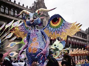 Los alebrijes preparan su monumental desfile
