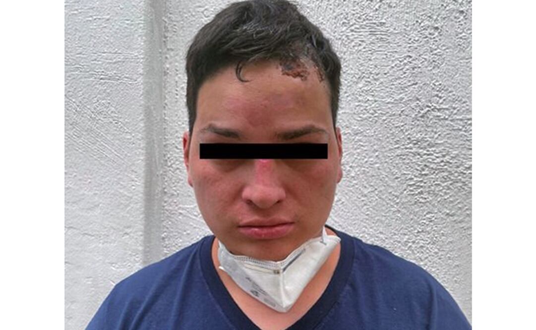 José Luis “N”, uno de los tres ladrones en el robo en una combi que circulaba sobre la México-Puebla el sábado 19 de marzo. Foto: Especial