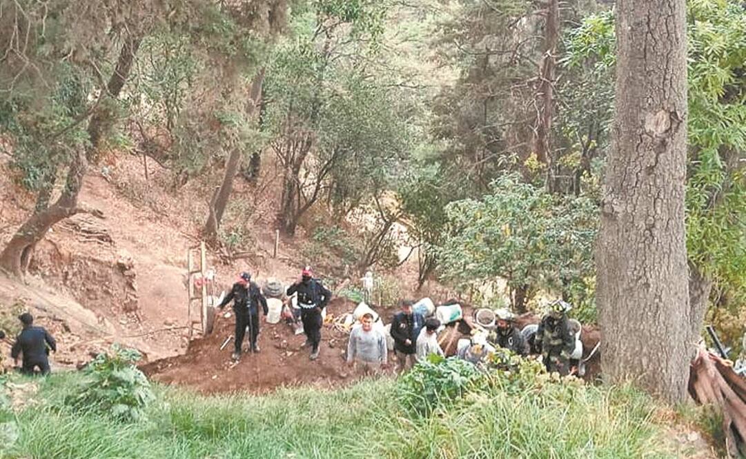 El rescate de los cuerpos tardó alrededor de una hora. Foto: Cortesía.